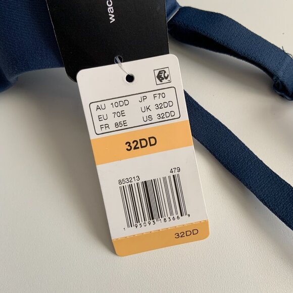 Wacoal Perfect Primer Contour Underwire T-Shirt Bra Convertible Blue 32DD - Picture 4 of 8